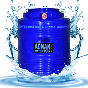 300 Litre Vertical Blue Plastic Water Storage Tank Hyderabad – AWT