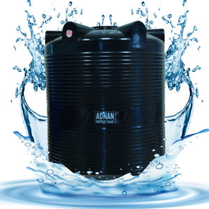 3000 Litre Vertical Black Plastic Water Storage Tank Hyderabad – AWT