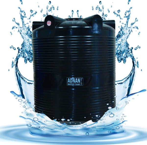 3000 Litre Vertical Black Plastic Water Storage Tank Hyderabad – AWT