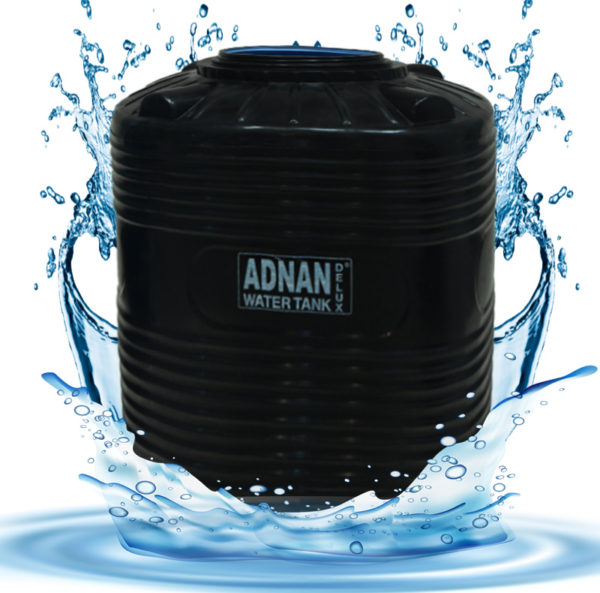 1000 Litre Vertical Black Plastic Water Storage Tank Hyderabad – AWT