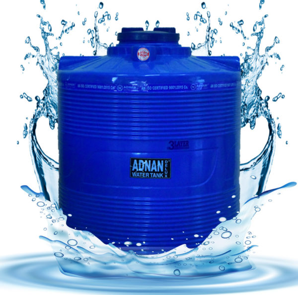 1500 Litre Vertical Blue Plastic Water Storage Tank Hyderabad – AWT